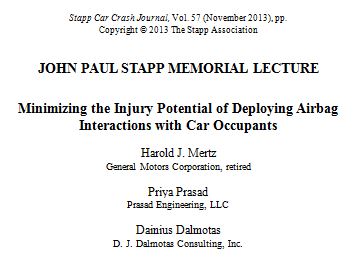 John Paul Stapp Memorial Lecture
